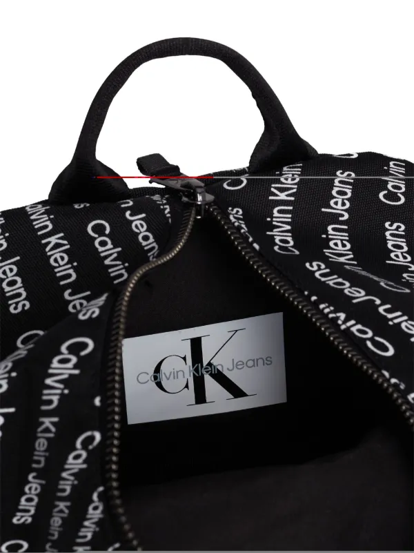 Calvin klein black and white backpack discount