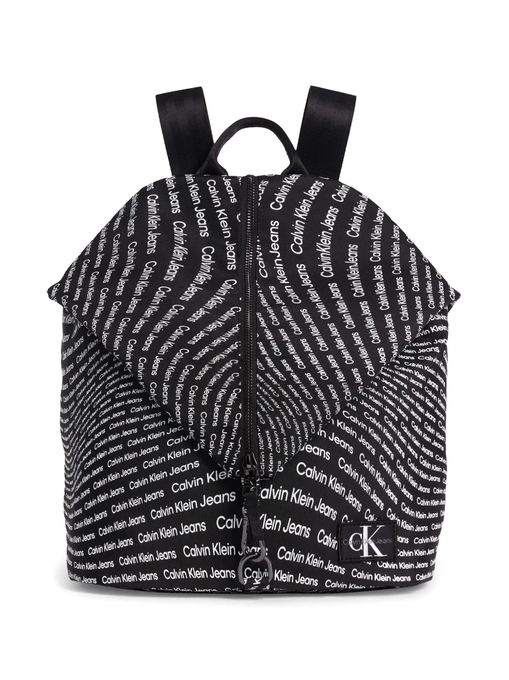 Calvin Klein Kids logo print Backpack Black