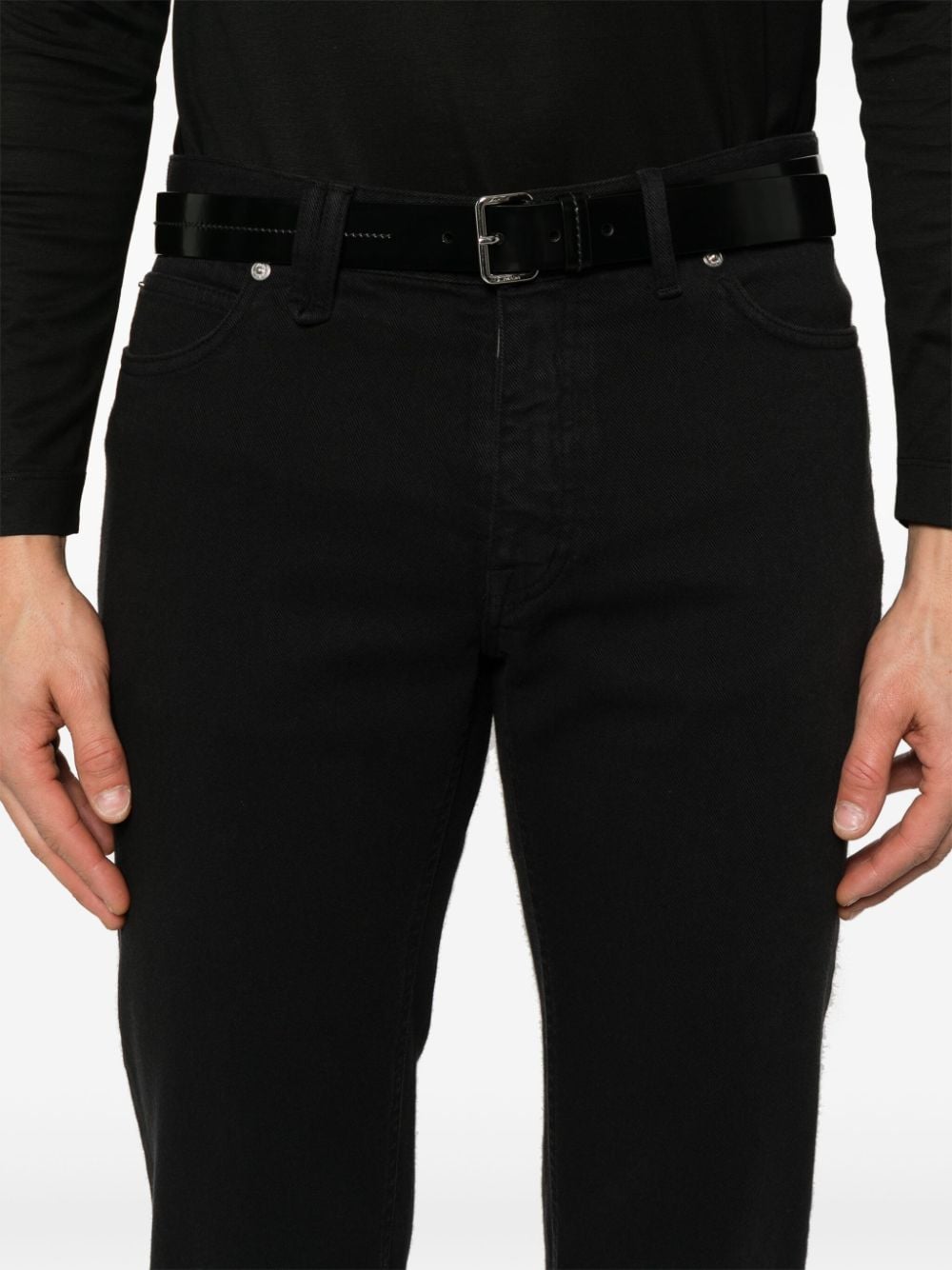 Shop Brioni Chamonix Jeans In Black