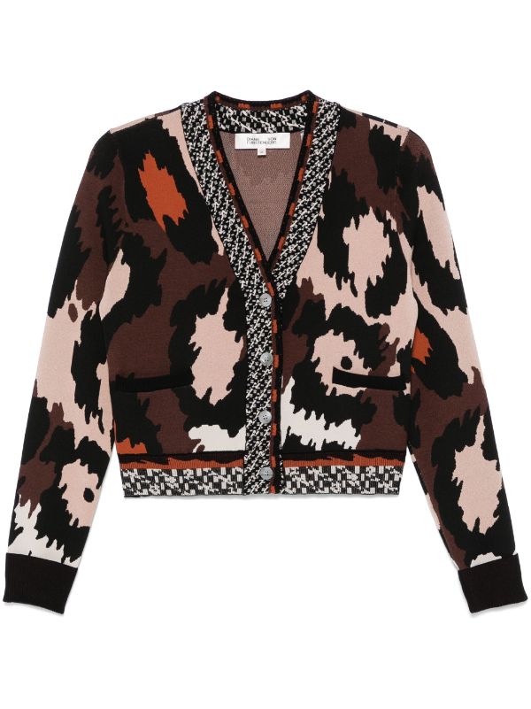 DVF Diane Von Furstenberg Midge Cardigan Black FARFETCH AZ