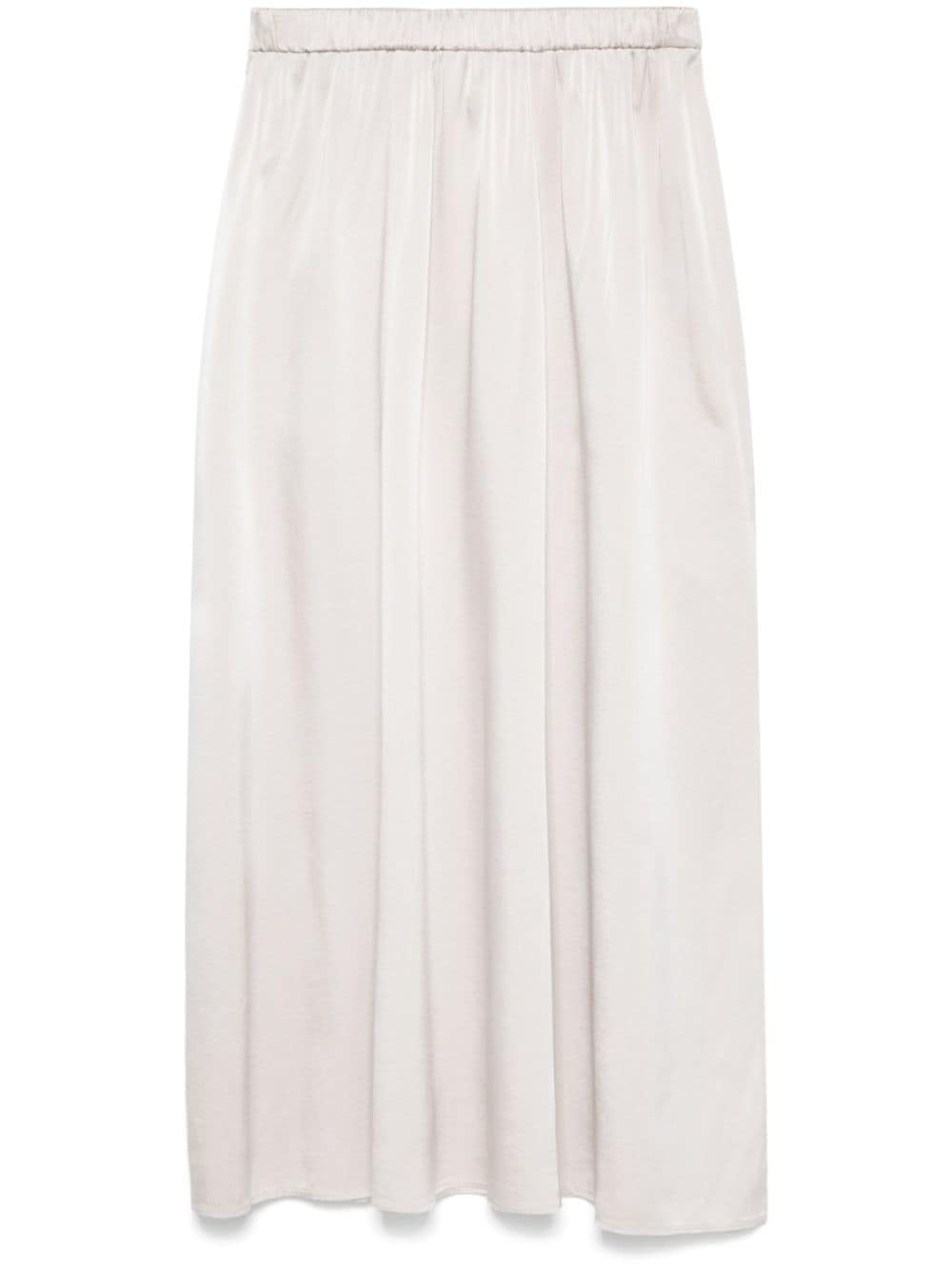 Shop Forte Forte A-line Midi Skirt In Nude