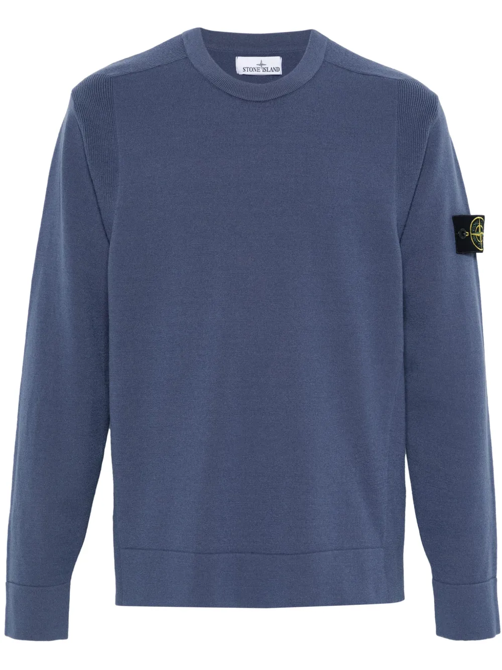 Stone Island コンパスバッジ セーター - ブルー Stone Island コンパスバッジ セーター - ブルー