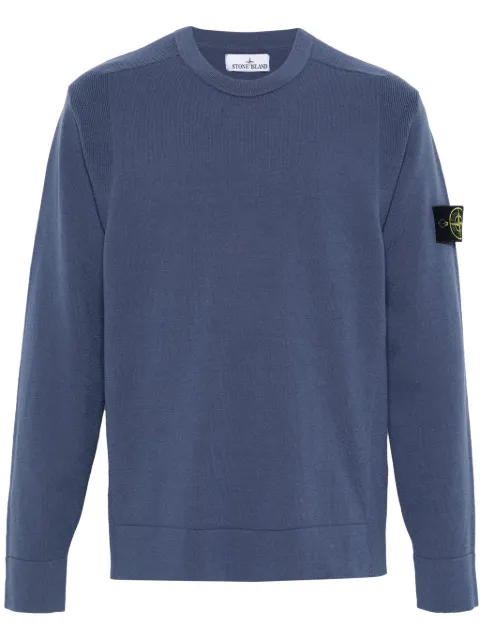 Stone Island sweat en coton à patch Compass