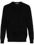 Versace Acanthus Leaves-jacquard sweater - Black