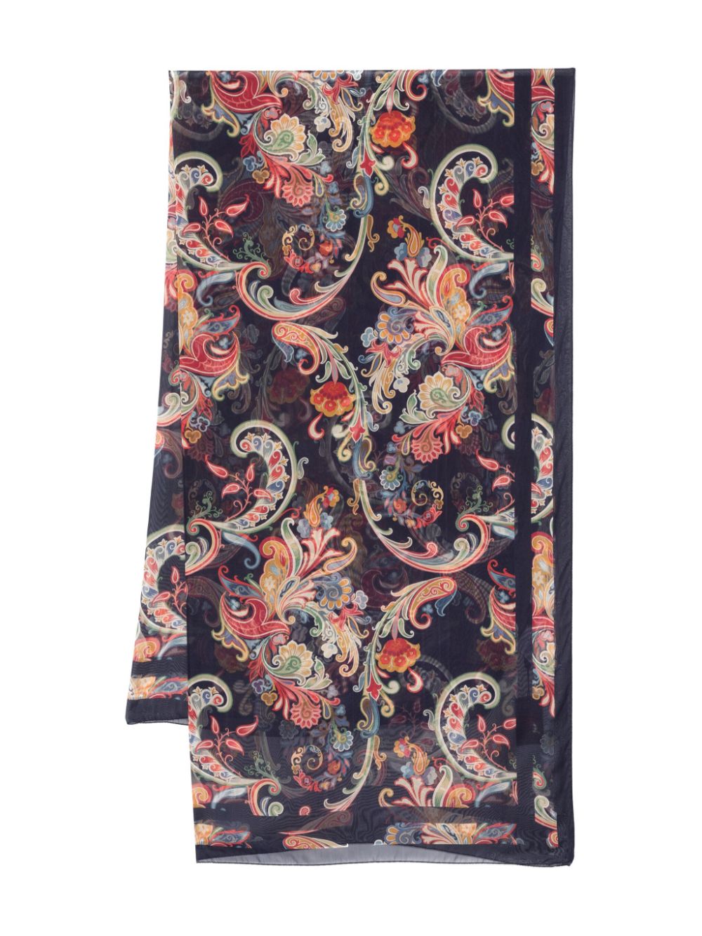 paisley-print scarf