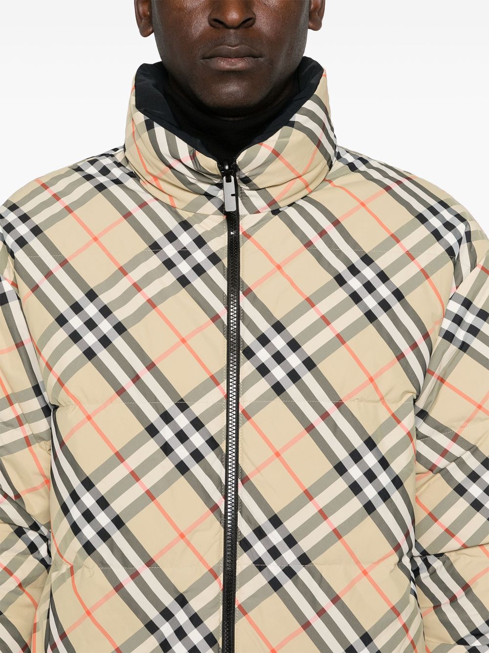 Cheap Burberry quilted reversible jacket Men