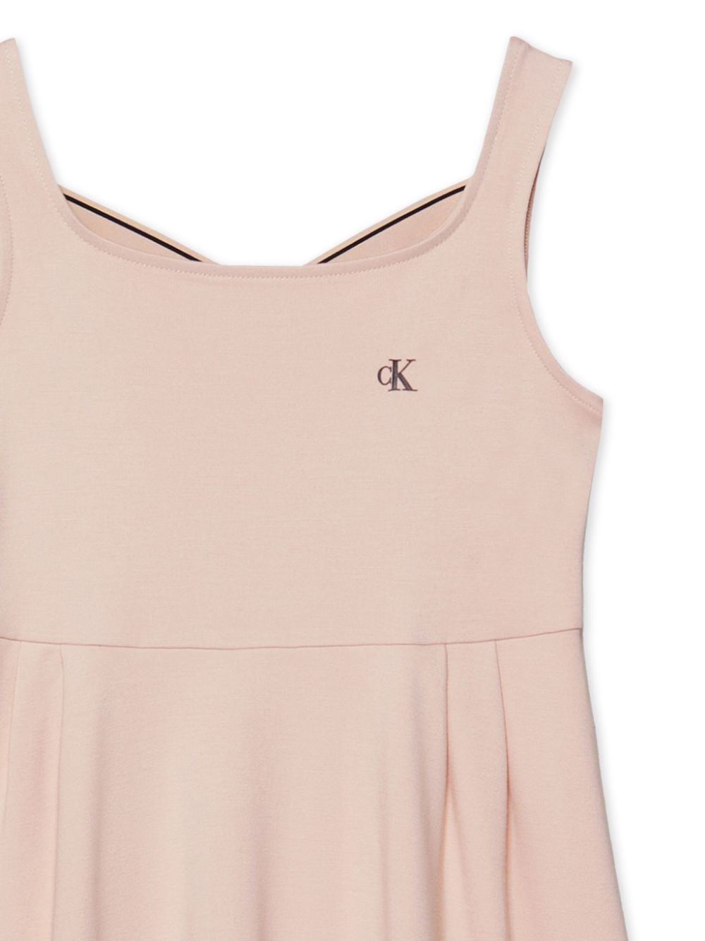 Calvin Klein Kids Jurk met geborduurd logo - Roze