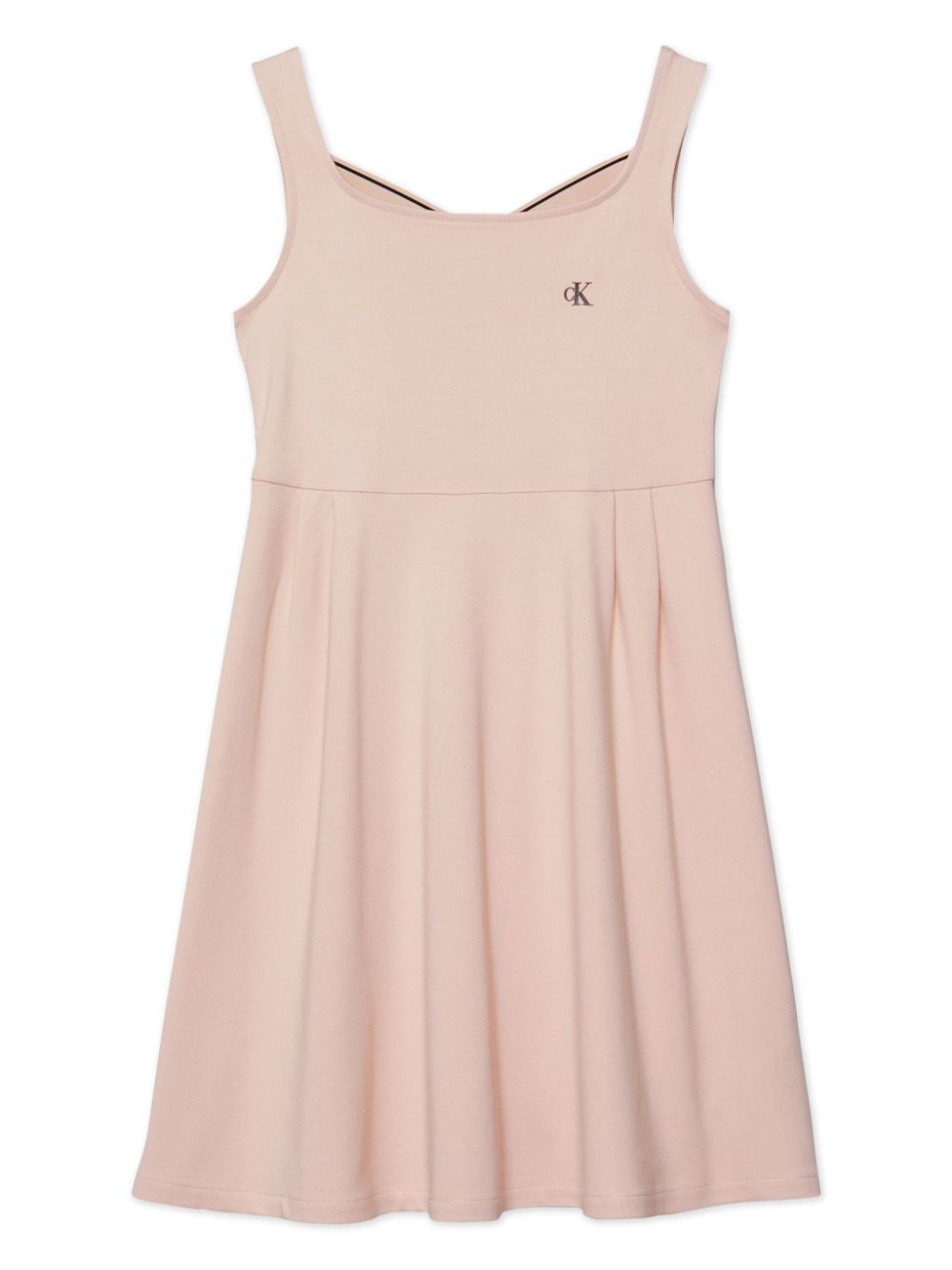 Calvin Klein Kids logo-embroidered dress - Pink