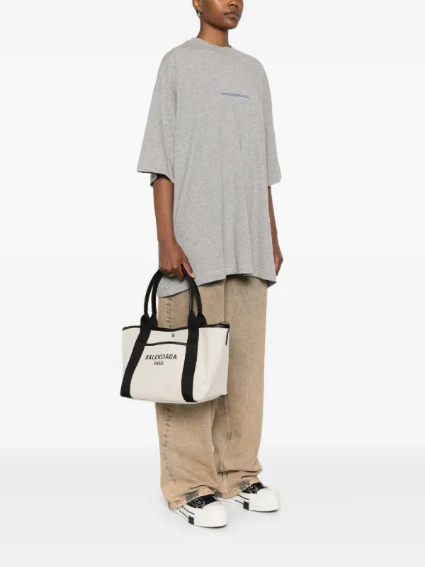 【送料&関税込】Balenciaga Biarritz Shopping Bag Balenciaga Medium Biarritz Tote Bag | Neutrals | FARFETCH JO