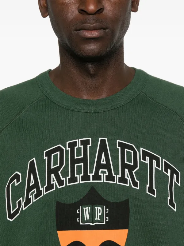 Carhartt WIP Lazy Duck Academy Sweatshirt | Green | FARFETCH