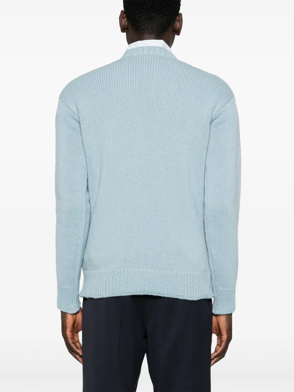 Marni Trui met geborduurd logo Blauw