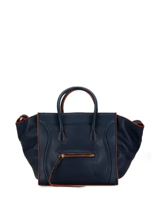 Celine Pre Owned 2012 Medium Phantom Luggage Tote Bag Blue FARFETCH ZA