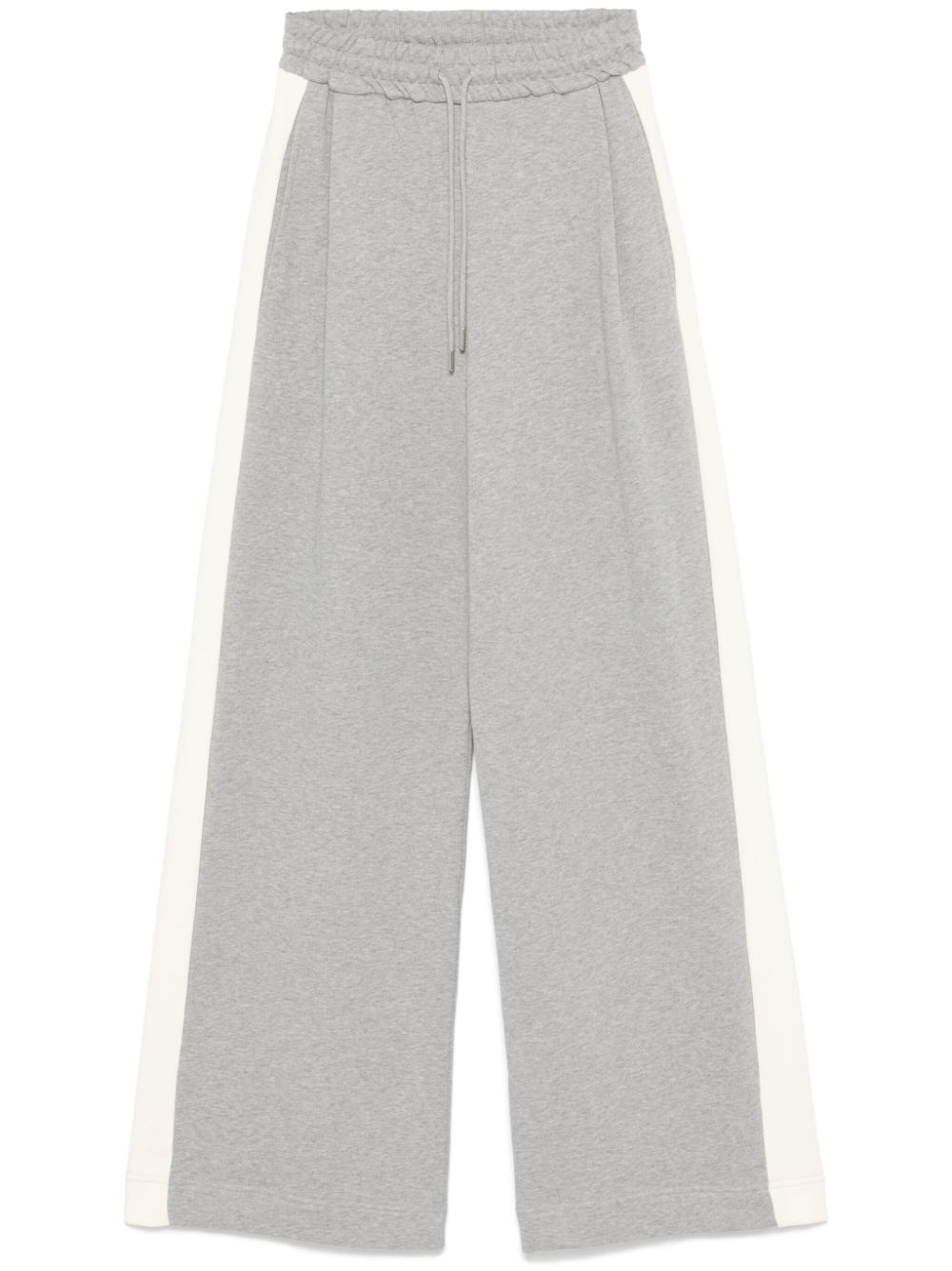 side-stripe wide-leg track pants