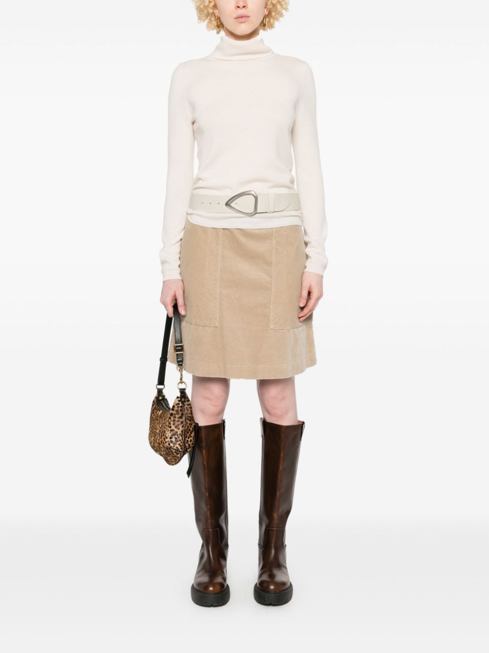 Shop Allude Cashmere Sweater In Neutrals