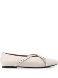 D'ACCORI Cara ballerina shoes - White