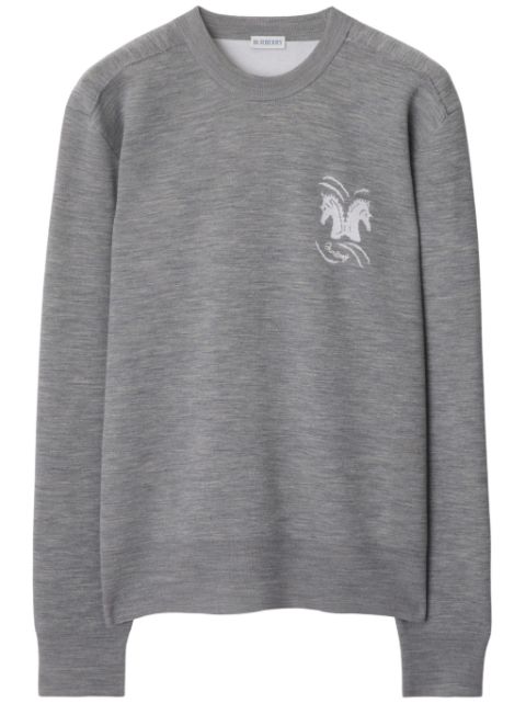 Burberry mirrored horse jumper Men