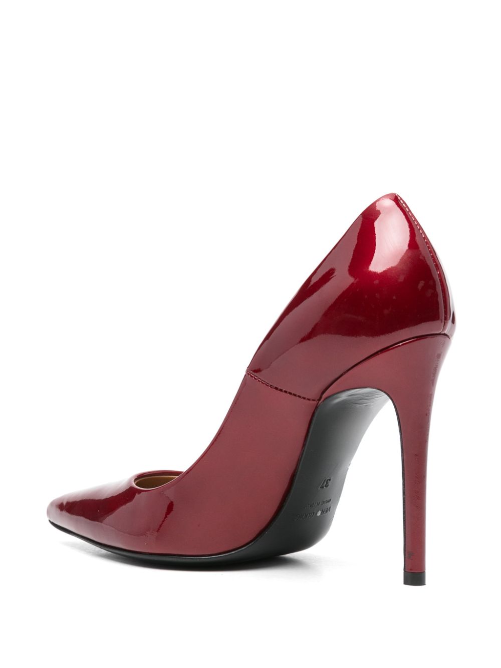 Roberto Festa 100mm leather pumps Red