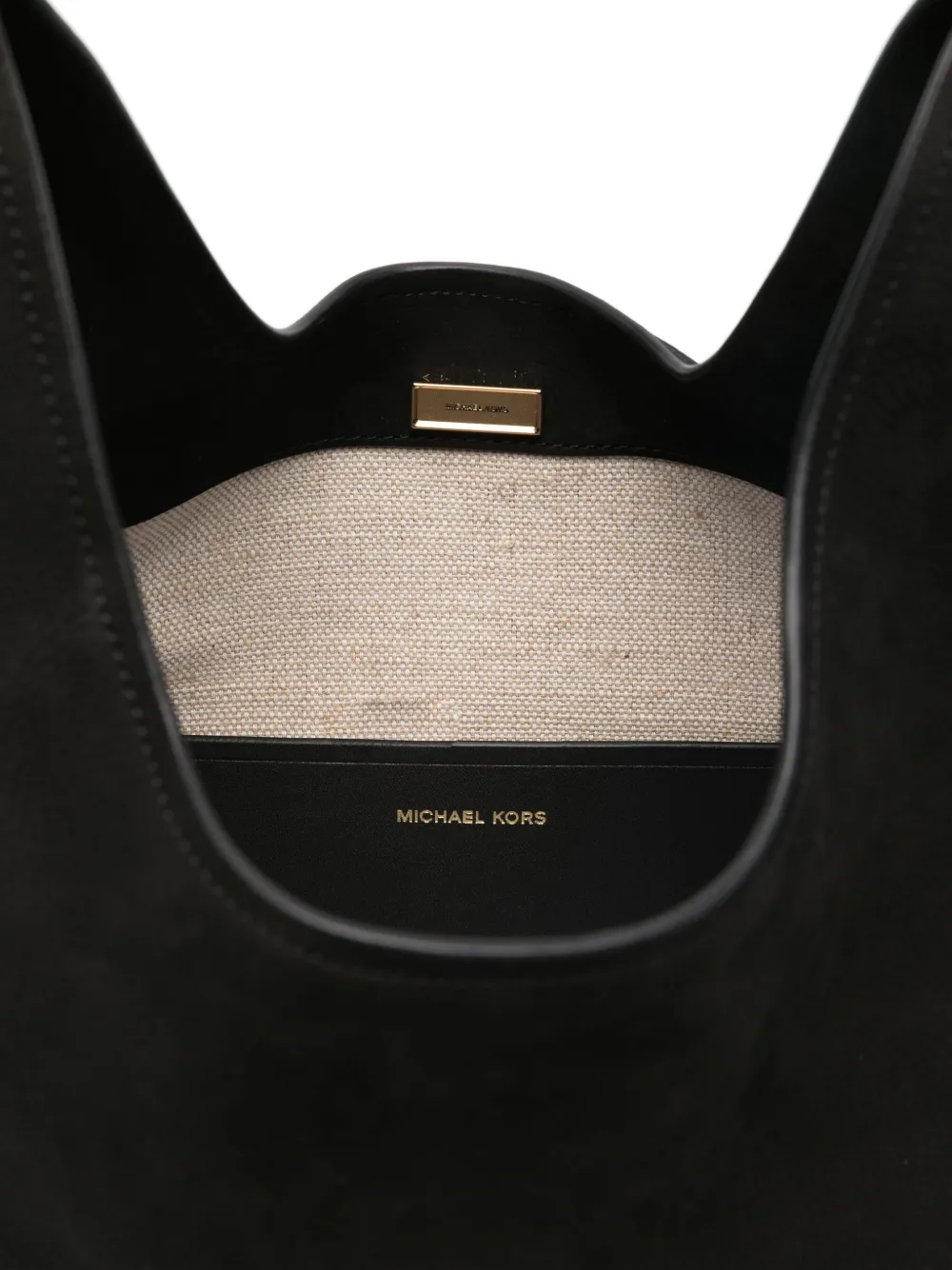 Michael Kors Large Nolita Shoulder Bag In Black