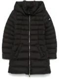 Add hooded puffer coat - Black