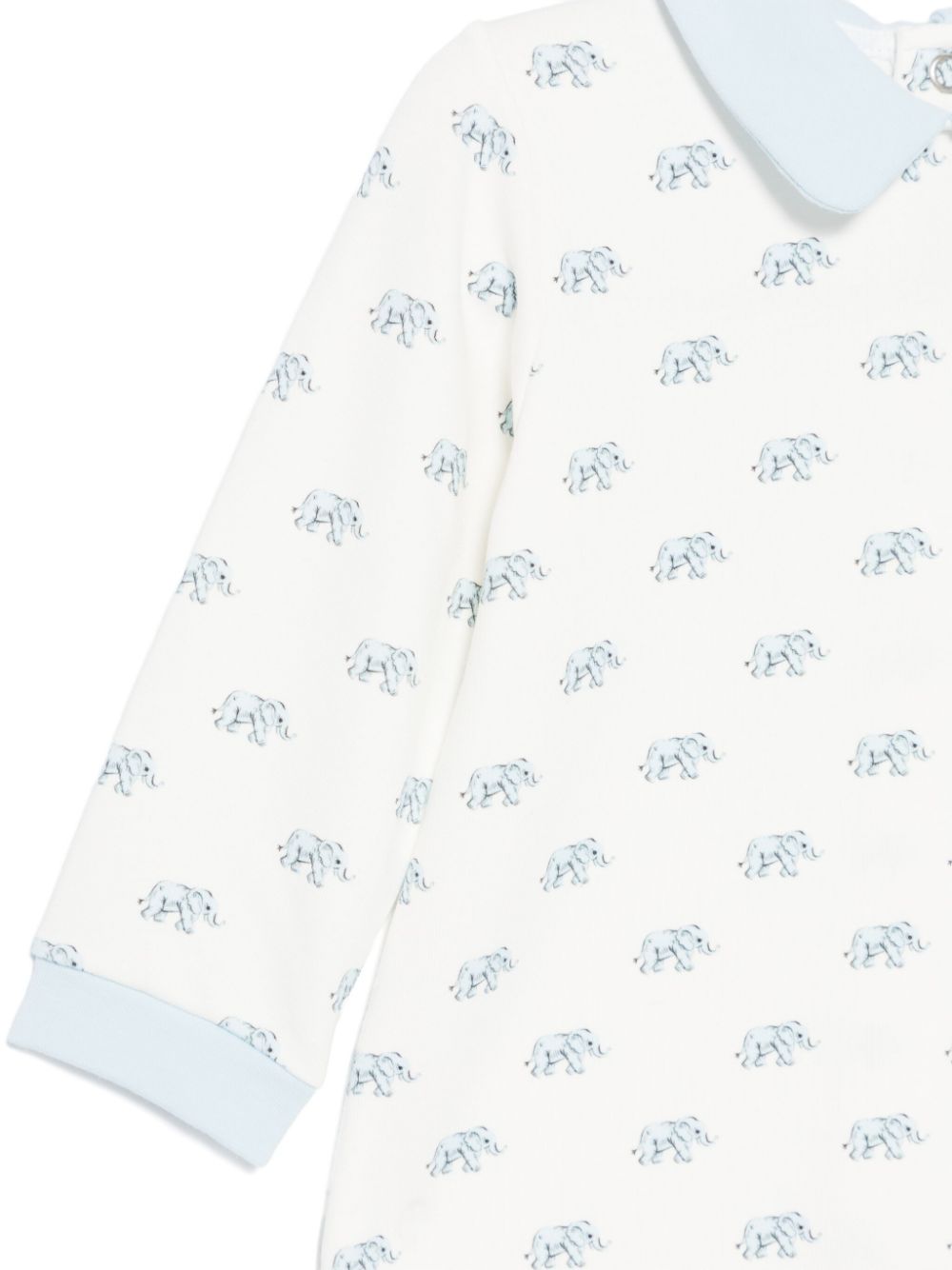 Golden Goose Kids Pyjama en romper met olifantprint - Wit