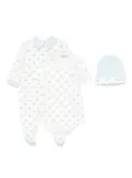 Golden Goose Kids elephant-print babygrow set - White