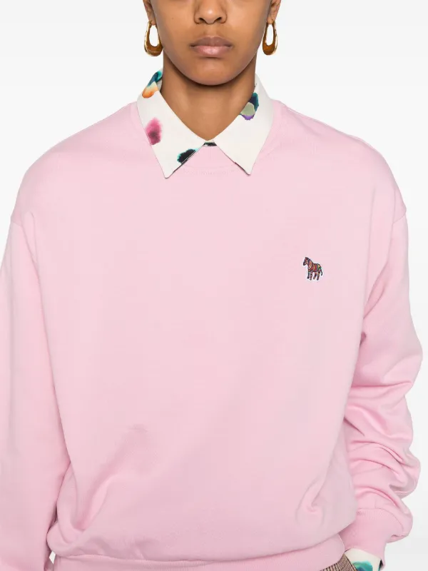 PS Paul Smith Zebra motif Sweatshirt Pink FARFETCH IE