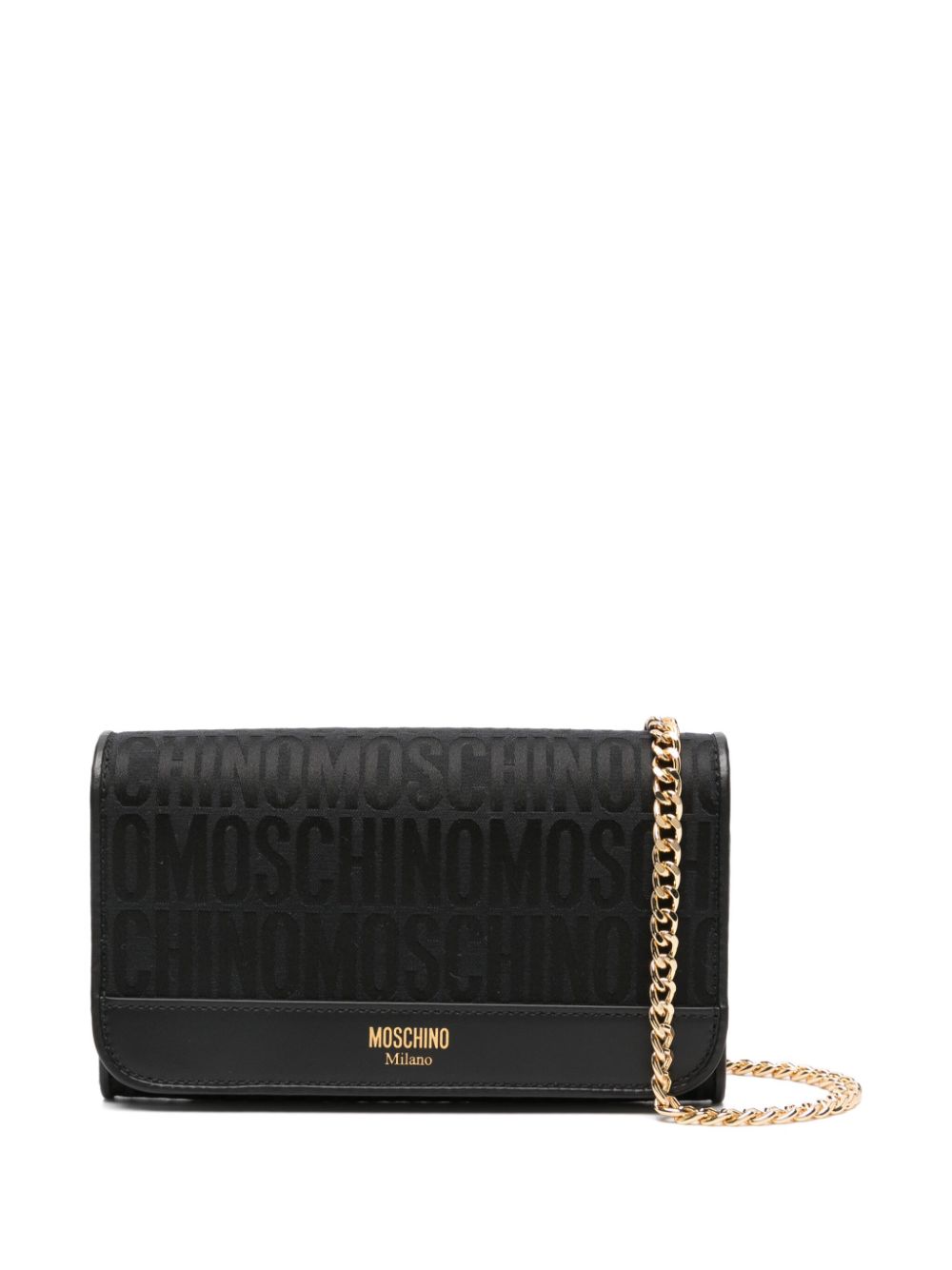 MOSCHINO LOGO-JACQUARD WALLET 