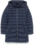 Add hooded puffer coat - Blue