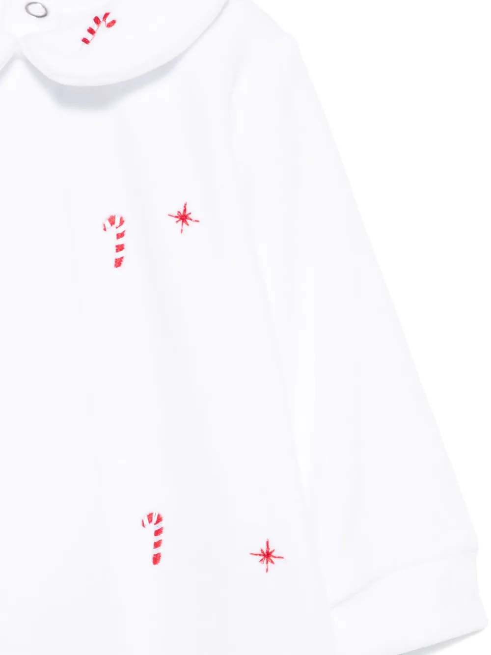 Siola Candy pyjama met borduurwerk Wit