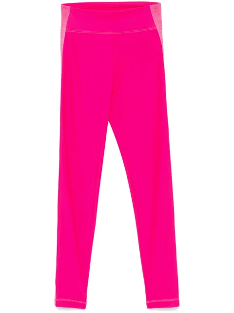 Versace Jeans Couture logo-trim leggings