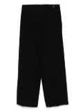 Elisabetta Franchi La Mia Bambina crepe palazzo pants - Black