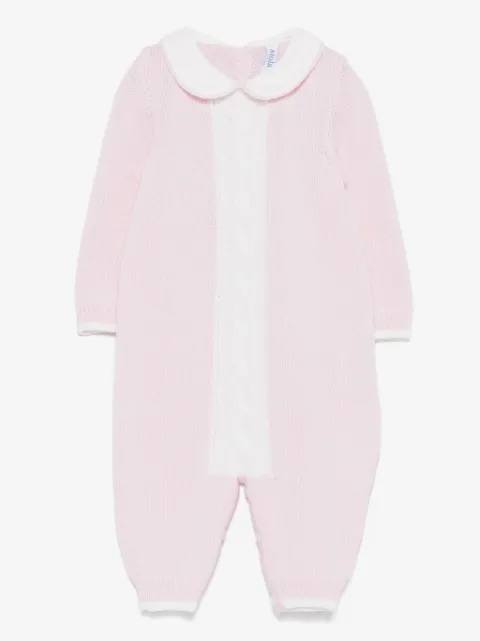Siola cable knit-detailed romper