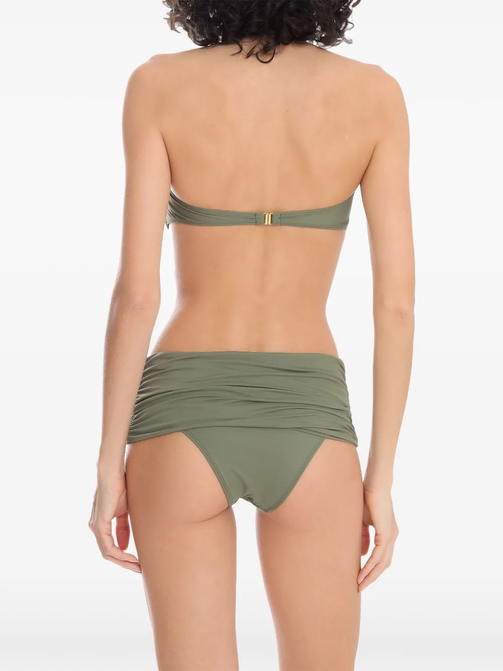 Brigitte Bandeau Bikini Set In Grün