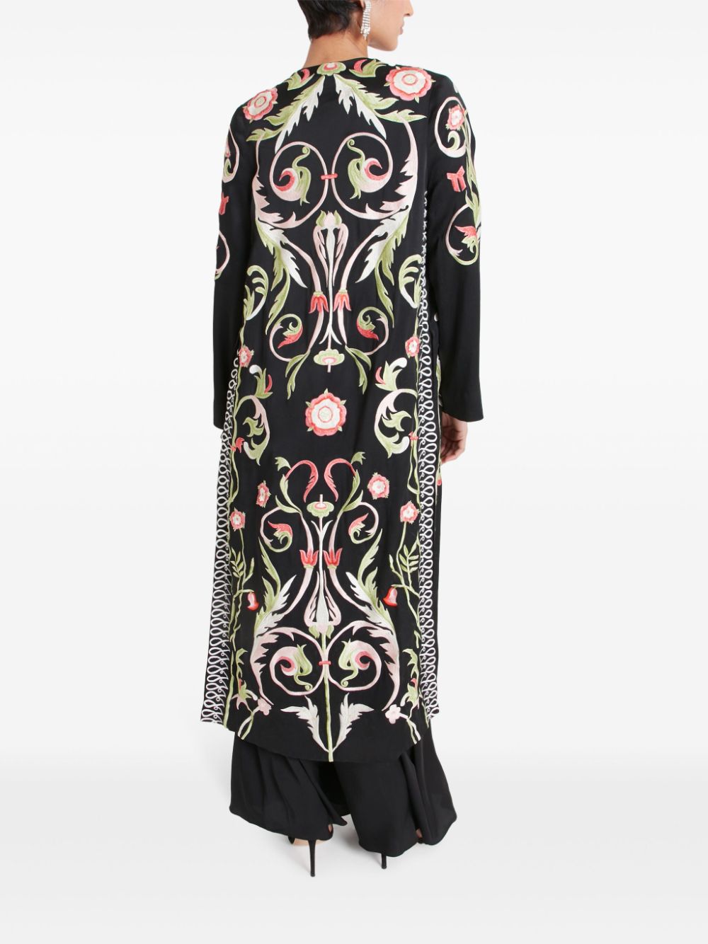 Shop Temperley London Alessia Kimono In Black