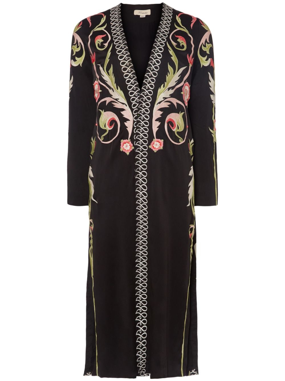 Shop Temperley London Alessia Kimono In Black