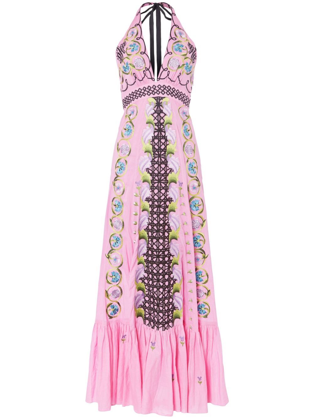 Temperley London Florentine maxi dress - Pink