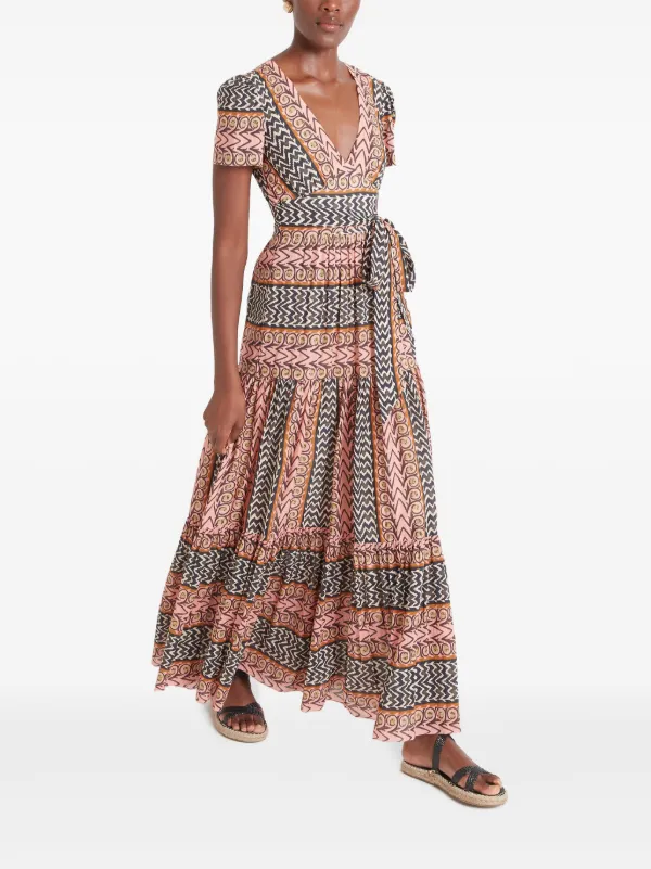 Temperley London Gia Maxi Dress Pink FARFETCH