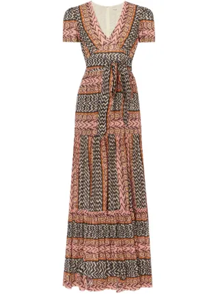 Temperley London Gia Maxi Dress | Pink | FARFETCH