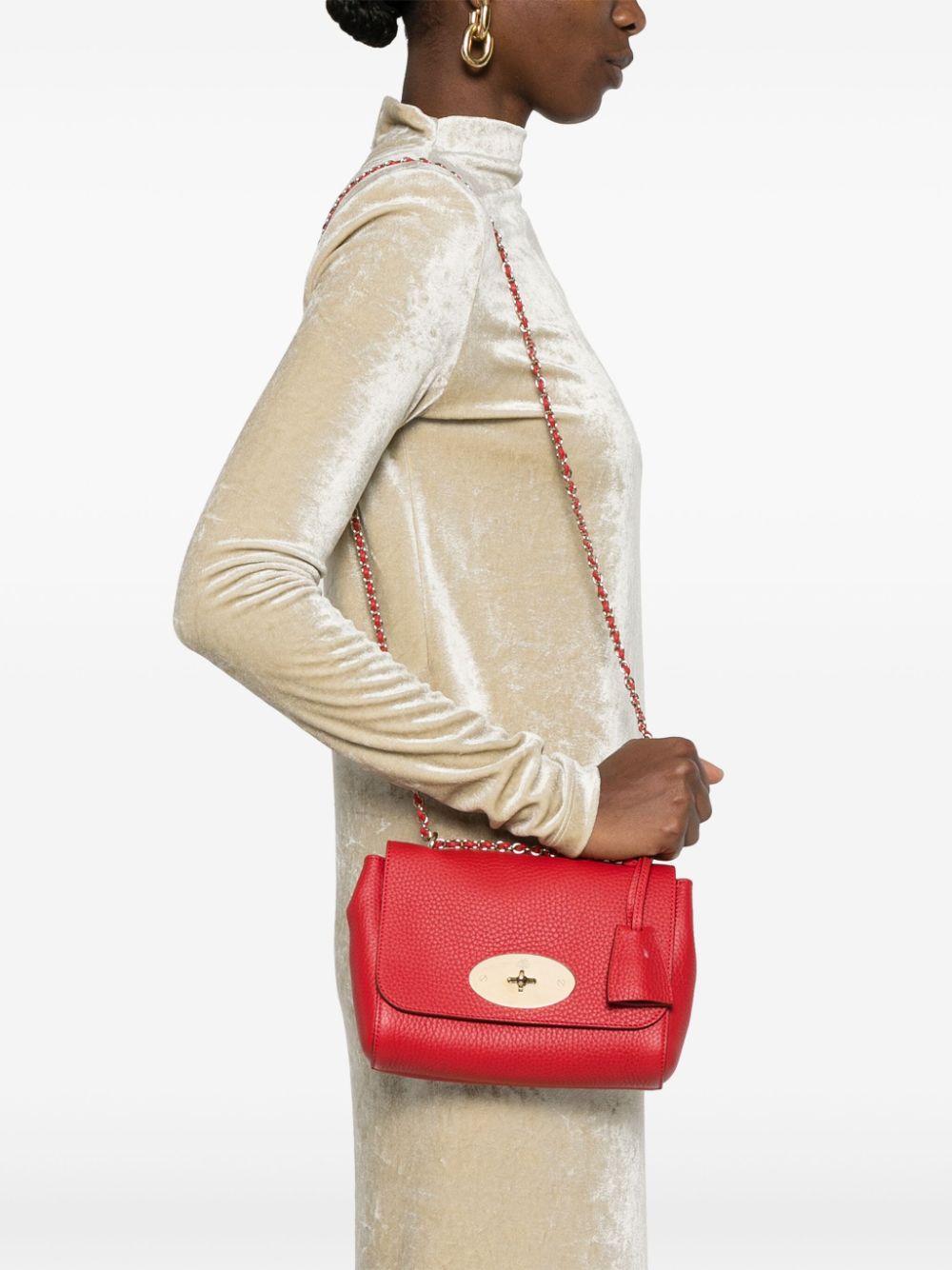 Mulberry Lily kleine crossbodytas - Rood