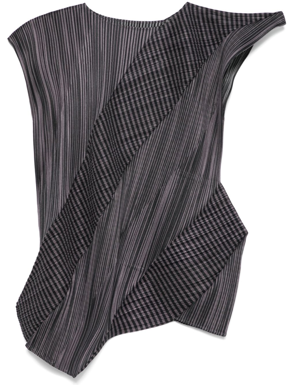 Pleats Please Issey Miyake Cosmic Rays vest – Black