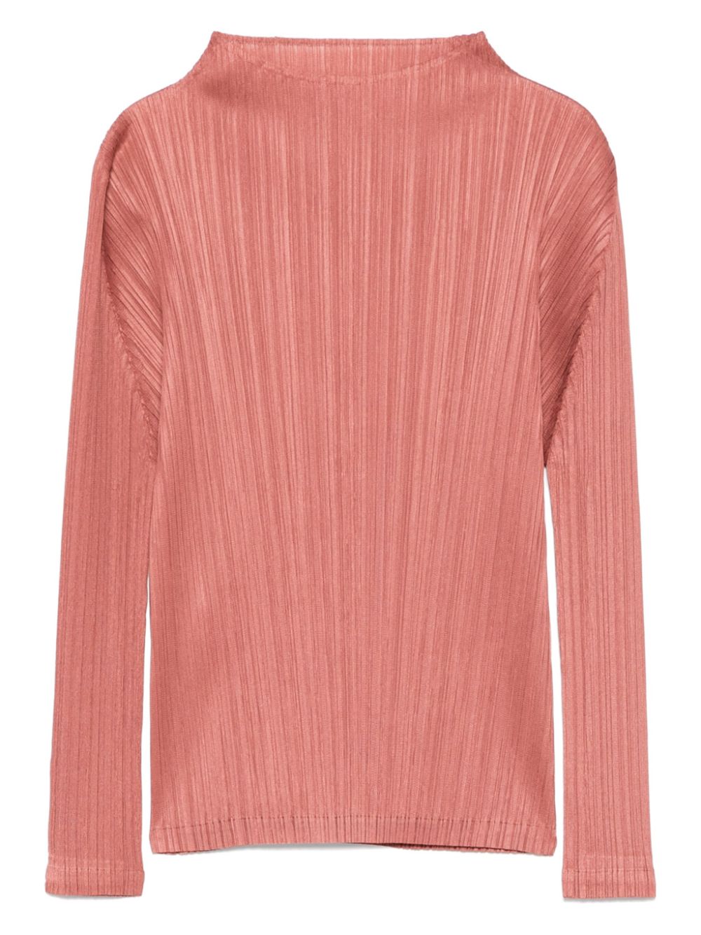 Pleats Please Issey Miyake Monthly Colors: December blouse - Bruin