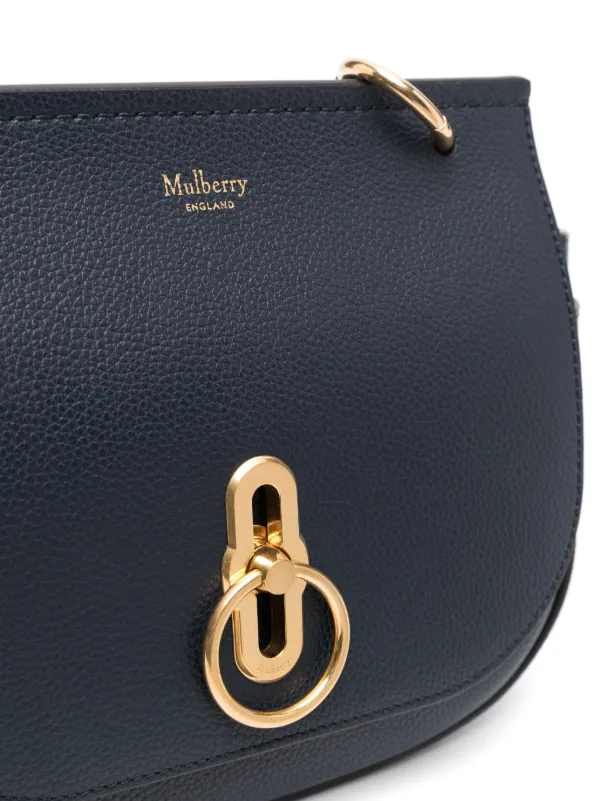 Mulberry Small Amberley Satchel Bag | Blue | FARFETCH