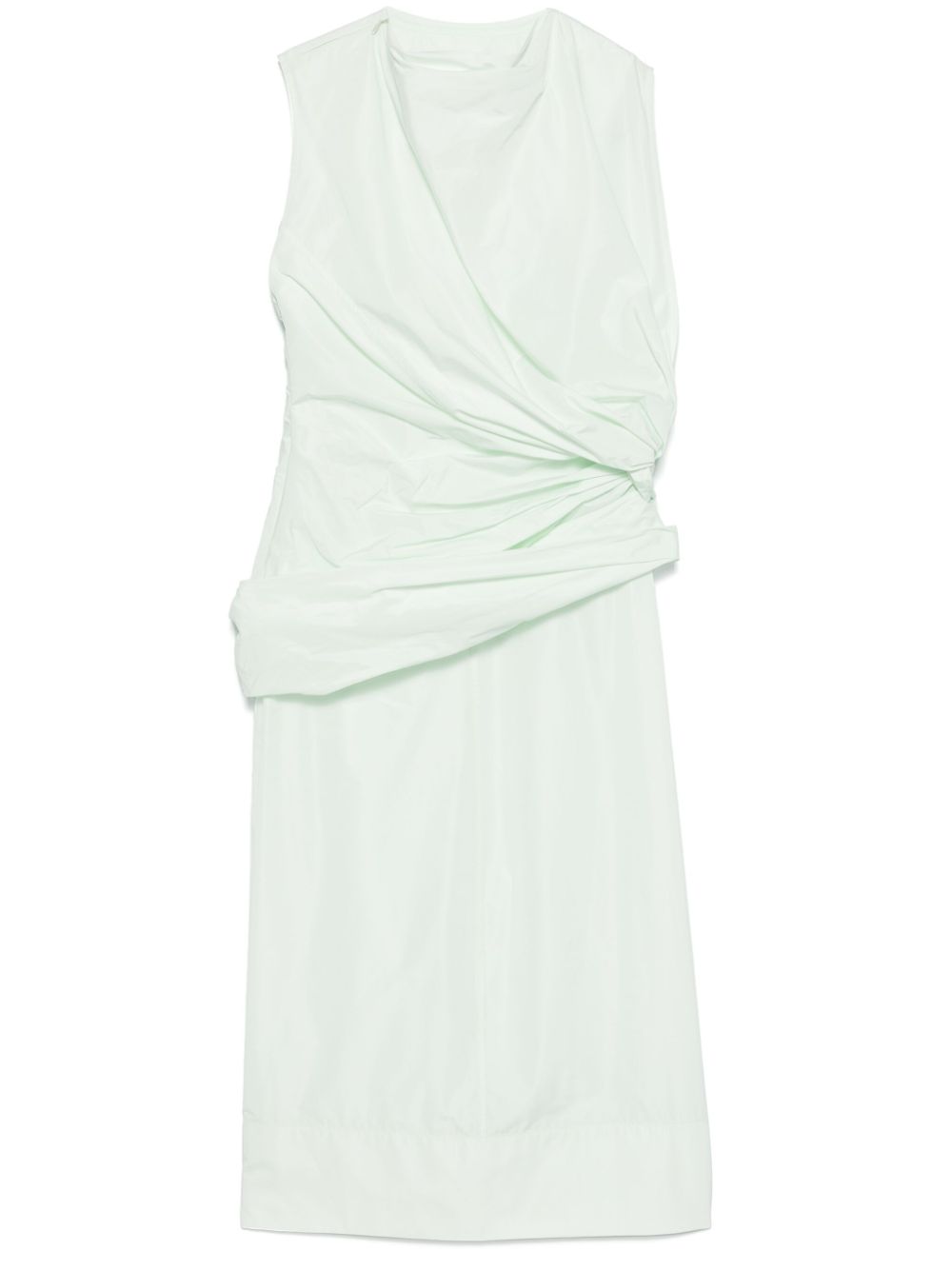 Jil Sander knot-detail midi dress - Green