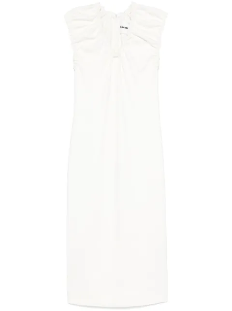 Jil Sander gathered midi dress