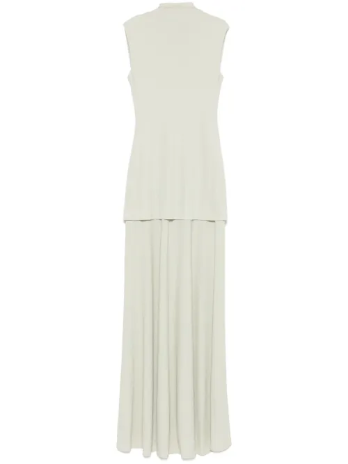 Robe longue à design superposé - Jil Sander - Modalova