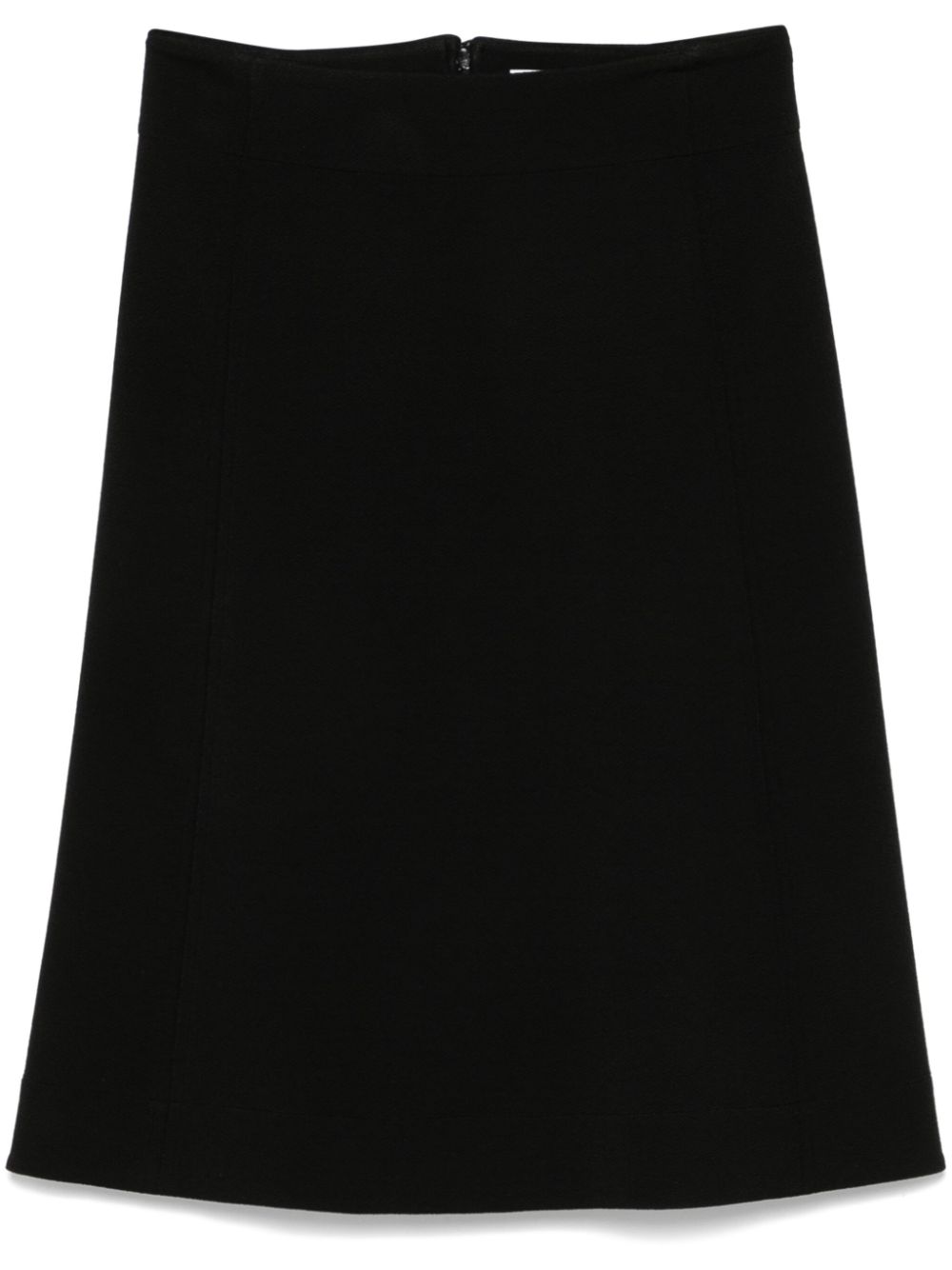 Jil Sander A-line midi skirt – Black