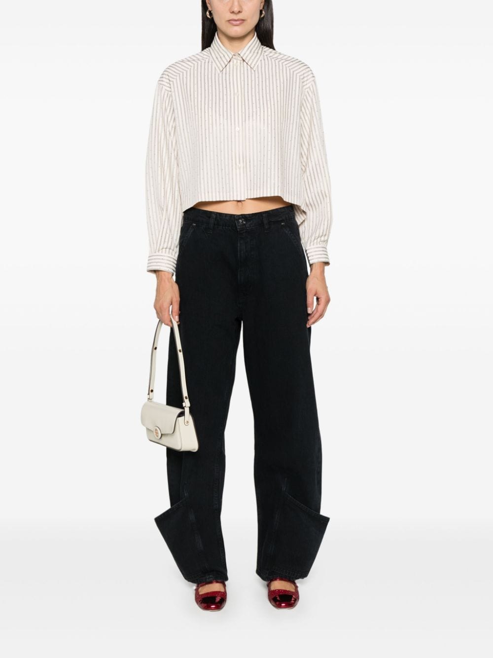 FRAME The Tab jeans - Zwart