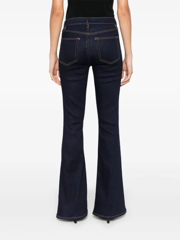 【関税込み】FRAME ブルー Le High Flare ジーンズ FRAME Le High Flare Jeans | Blue | FARFETCH