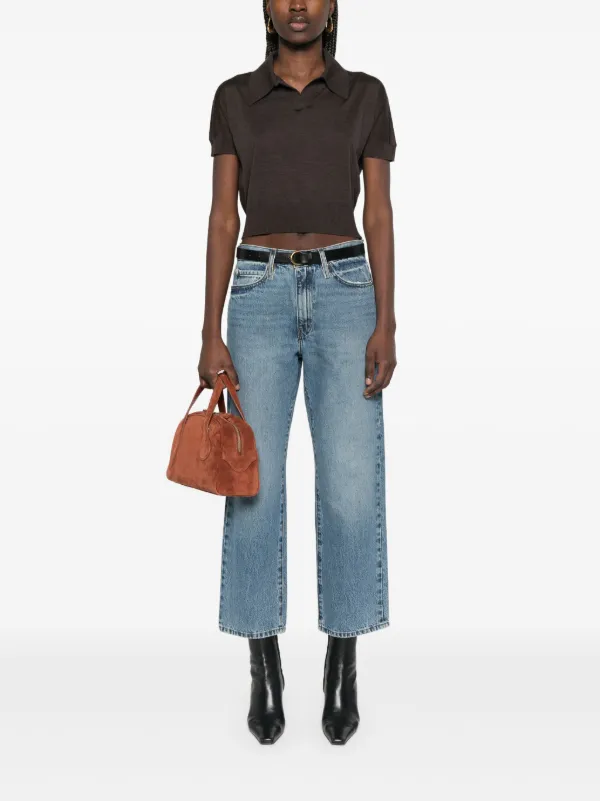 【関税込み】FRAME ブルー 'The Hang' ジーンズ FRAME The Hang ジーンズ | ブルー | FARFETCH JP