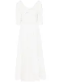 DÔEN Ischia midi dress - White